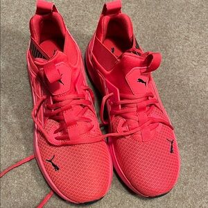 Puma Red Athletic Shoes